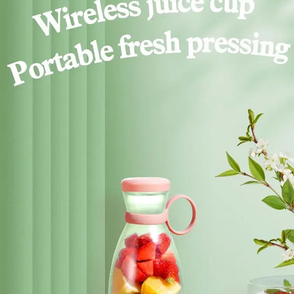 Electric Juicer Cup 6 Blades Blender Milkshake Machine USB Portable Fruit Milk Mixing Tool Mini Fresh Juice Blender