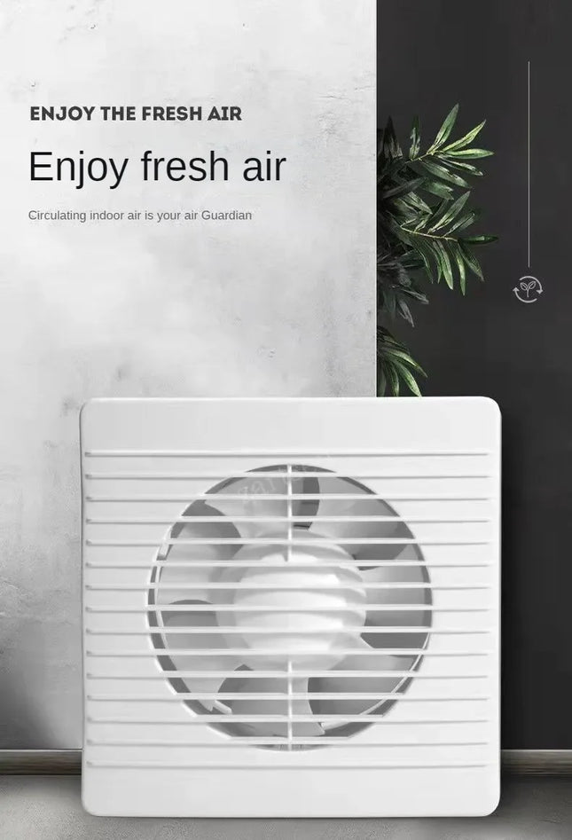 4" 6" 8" Electric Exhaust Fan – Powerful & Quiet Extractor for Bathroom, Kitchen & Household Ventilation