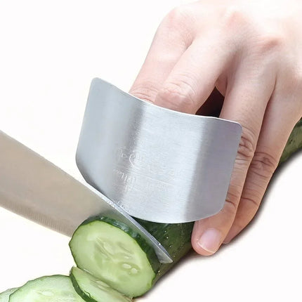Stainless Steel Finger Guard for Cutting – Safe Chopping Hand Protector | Kitchen Safety Tool