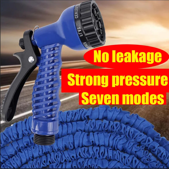 Expandable Magic Garden Hose 25FT–200FT with 7-Function Spray Gun – Lightweight, Durable & Flexible Water Hose for Home, Car & Garden