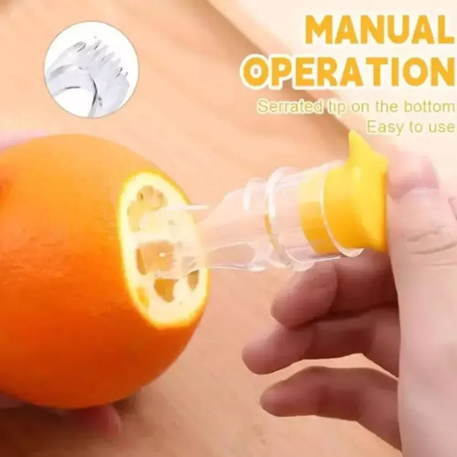 Portable Manual Citrus Juicer – Mini Lemon & Orange Squeezer | Easy Handheld Juice Extractor