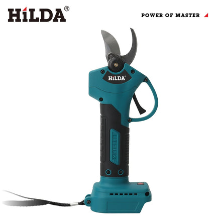 HILDA Brushless Electric Pruning Shears – Cordless Fruit Tree Branch Scissors | Fits Makita 18V Battery
