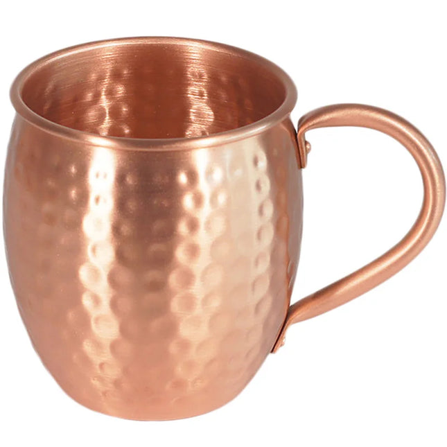 100% Pure Copper Moscow Mule Mug – 12oz Handmade Copper Beer, Coffee, Cocktail & Milk Cup