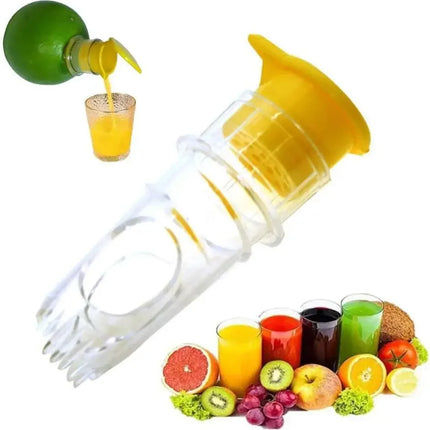 Portable Manual Citrus Juicer – Mini Lemon & Orange Squeezer | Easy Handheld Juice Extractor