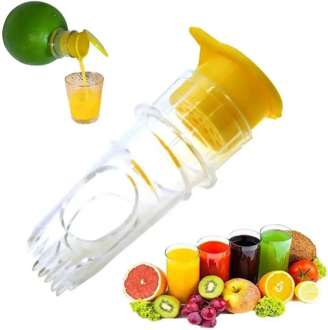 Portable Manual Citrus Juicer – Mini Lemon & Orange Squeezer | Easy Handheld Juice Extractor