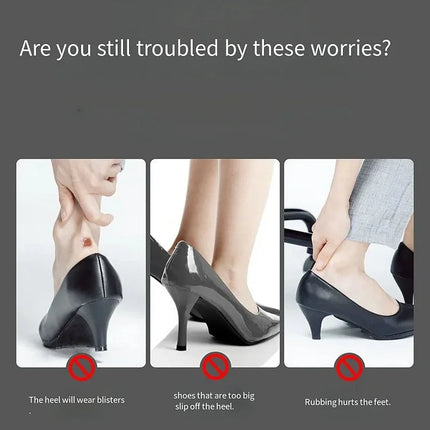 Heel Protectors for Women – Silicone Cushion Foot Care Pads for High Heels, Adjustable Insoles