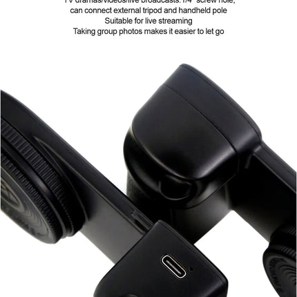 2025 MagSafe Bluetooth Shutter Phone Holder – Camera Handle Grip & Selfie Stabilizer with Fill Light