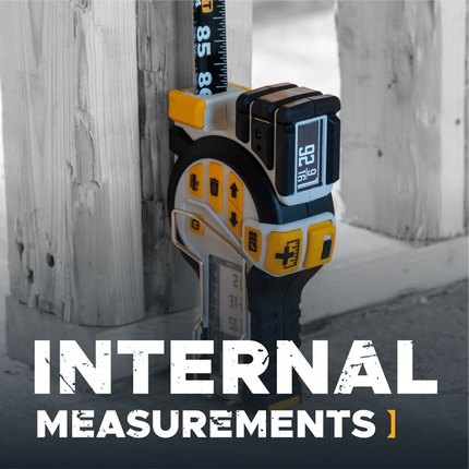 REEKON T1 Tomahawk Digital Tape Measure – Bluetooth, Laser Alignment, 1000 Memory Storage