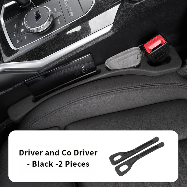2-Pack Car Seat Gap Storage Strips – Leak-Proof Design Prevents Debris, Adds Extra Storage for Small Items
