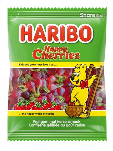 HARIBO Happy Cherries – Gummy Candy 500g x6 | Fruity Cherry Flavour | Gelatin-Based Sweets | Free EU Delivery Over €379