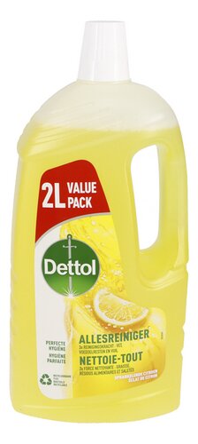 DETTOL All-Purpose Cleaner – Citrus Scent | 2L x6 | Antibacterial Multi-Surface Cleaner | Free EU Delivery Over €379