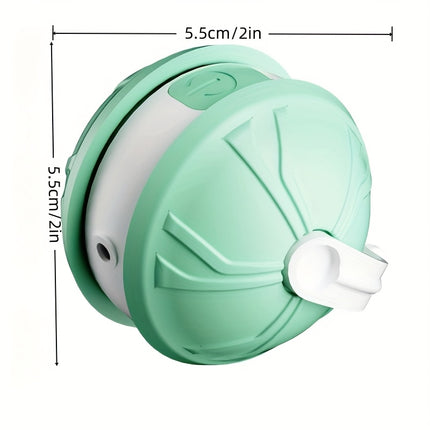 Dual-Mode USB Rechargeable Laser Cat Toy with Teething Ball – Interactive Smart Pet Trainer for All Breeds
