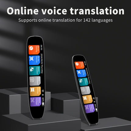 142-Language Translation Pen for Reading Disabilities – OCR Scanning, Text to Speech & AI Translation, USB Rechargeable, Wireless Connectivity – Ideal for Learners, Travelers & Professionals