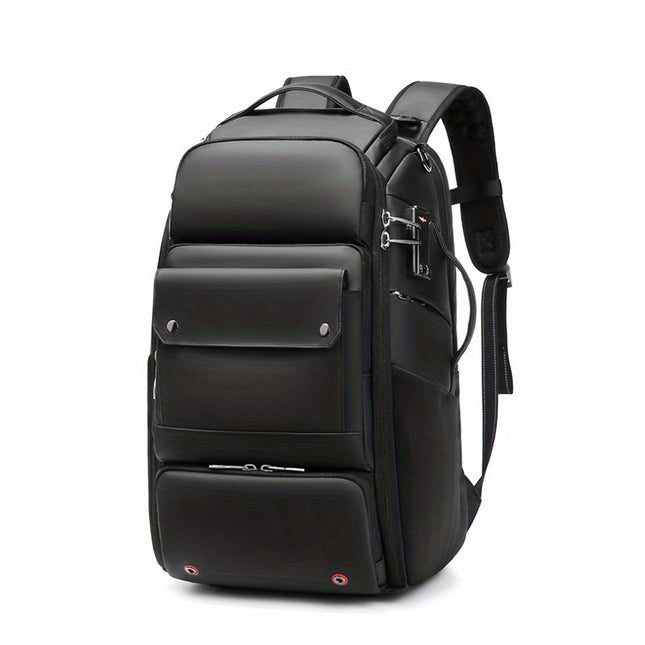 Men’s 40L Travel Camera Backpack – Anti-Theft DSLR Bag with Tripod Strap & 17" Laptop Compartment | Convertible Pro Photography Backpack