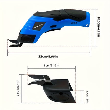 Cordless Electric Cutting Machine – USB Rechargeable Fabric & Craft Cutter – Portable, Lightweight, Efficient with Large-Capacity Lithium Battery