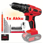 Red Cordless Drill+1 Battery