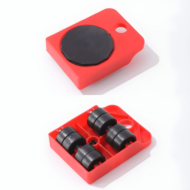 4-in-1 Heavy Duty Furniture Moving Tool with Universal Wheels – No Effort Slide System for Sofas, Beds, Appliances & More