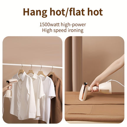 Professional Garment Steamer – Dual-Mode Steam Iron for Delicate & Tough Fabrics, 220–240V, European Plug