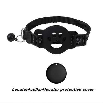 Pet Cat Positioning Collar Set | GPS Smart Tracker with Silicone Case | iOS Only | Live Tracking | Anti-Lost Collar