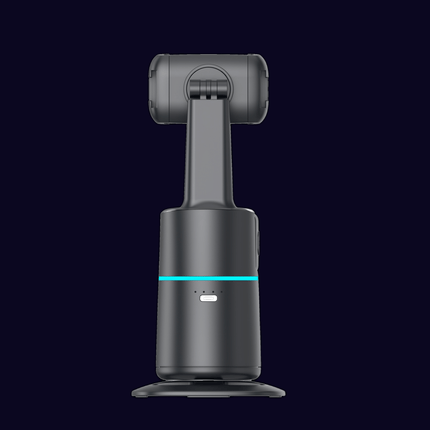 Automatic Face Tracking Tripod – 360° Intelligent Rotating Phone Holder with Gesture Control, No App Needed, Ideal for Vlogs & Live Streaming