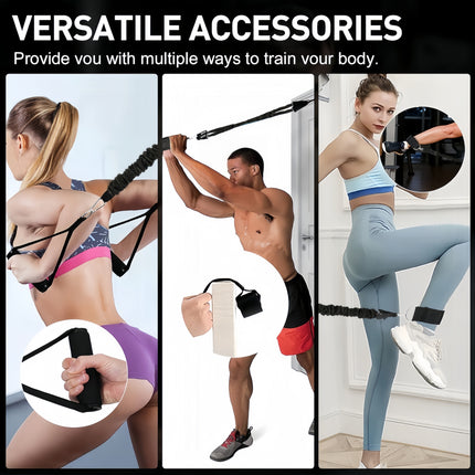 11pcs Push Up Board Set with Resistance Band – Portable, Foldable Home Gym Push Up Bars for Strength Training