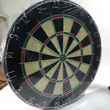 Tournament-Size Bristle Dart Board – Indoor Hanging Target Game with Steel Tip Darts & Mounting Hardware – Classic Dartboard for Adults
