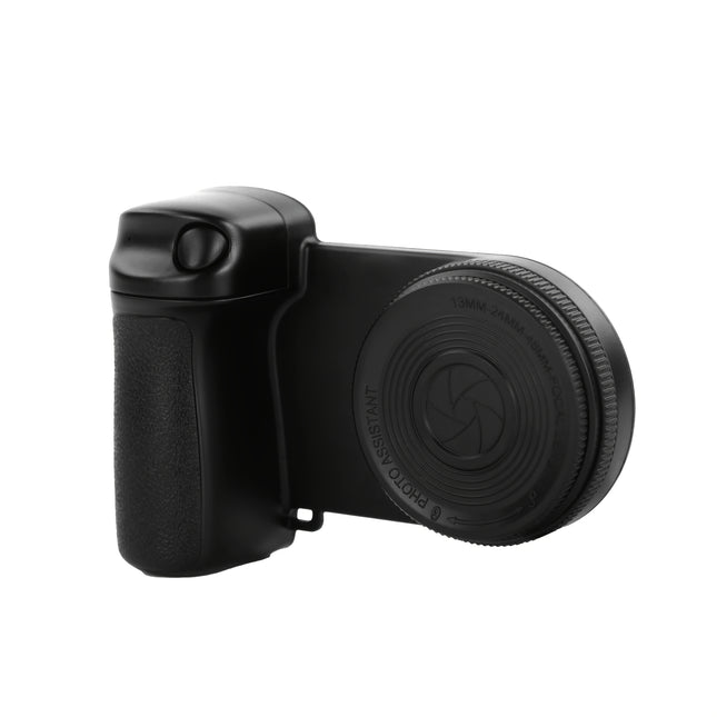 Smartphone Camera Handle – 360° Rotating Grip with Magnetic Remote Shutter & Self-Light for Selfies, Vlogging & Live Streaming